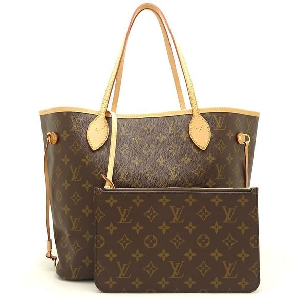 Louis Vuitton Monogram Neverfull MM Tote Bag - Picture 1 of 7